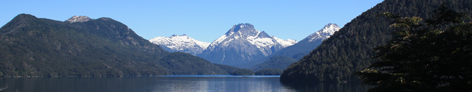 Lakes and glaciers, Tronador Mount drive, Rio Negro, Argentina